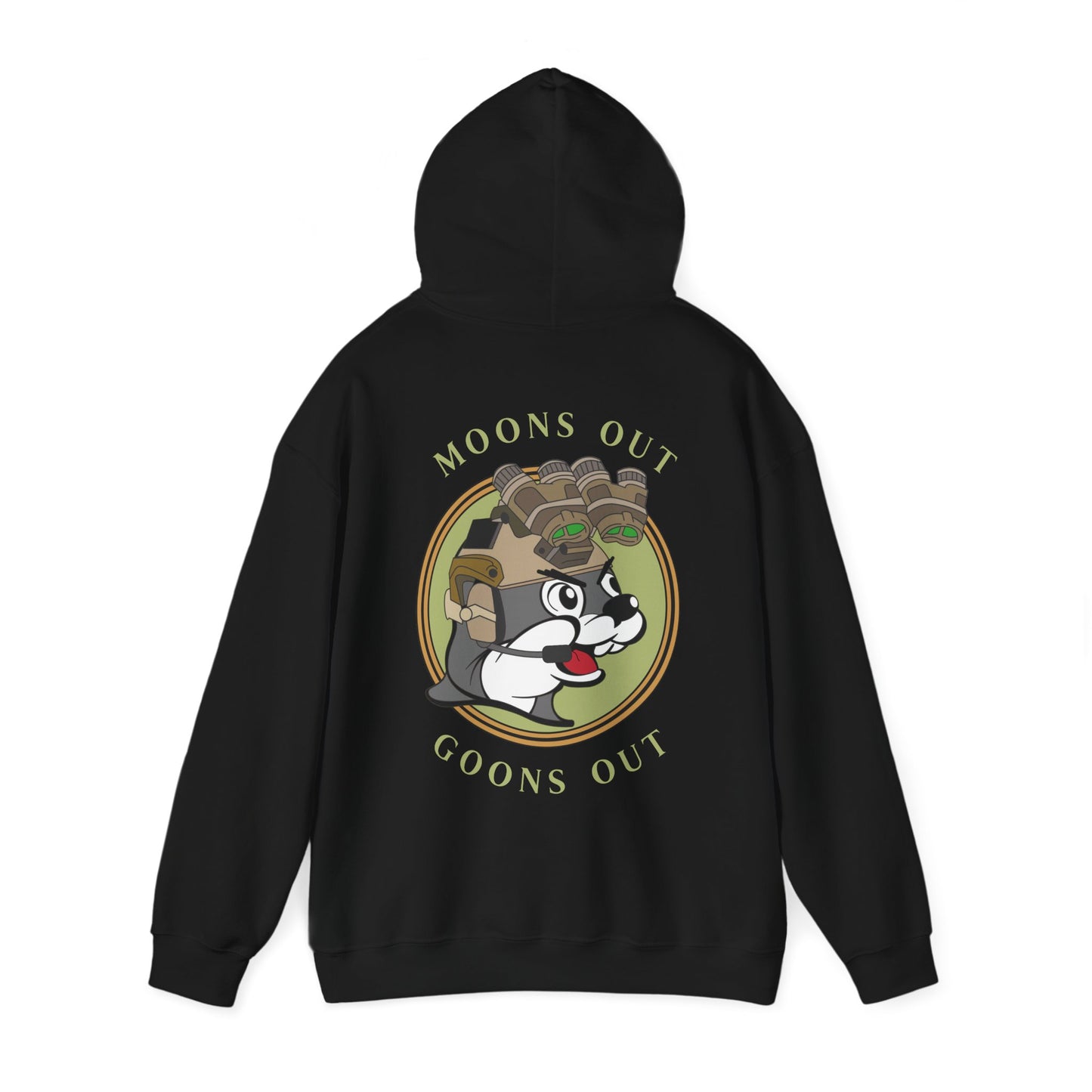 Angry Tactical Squirrel - Moons Out Goons Out Hoodie
