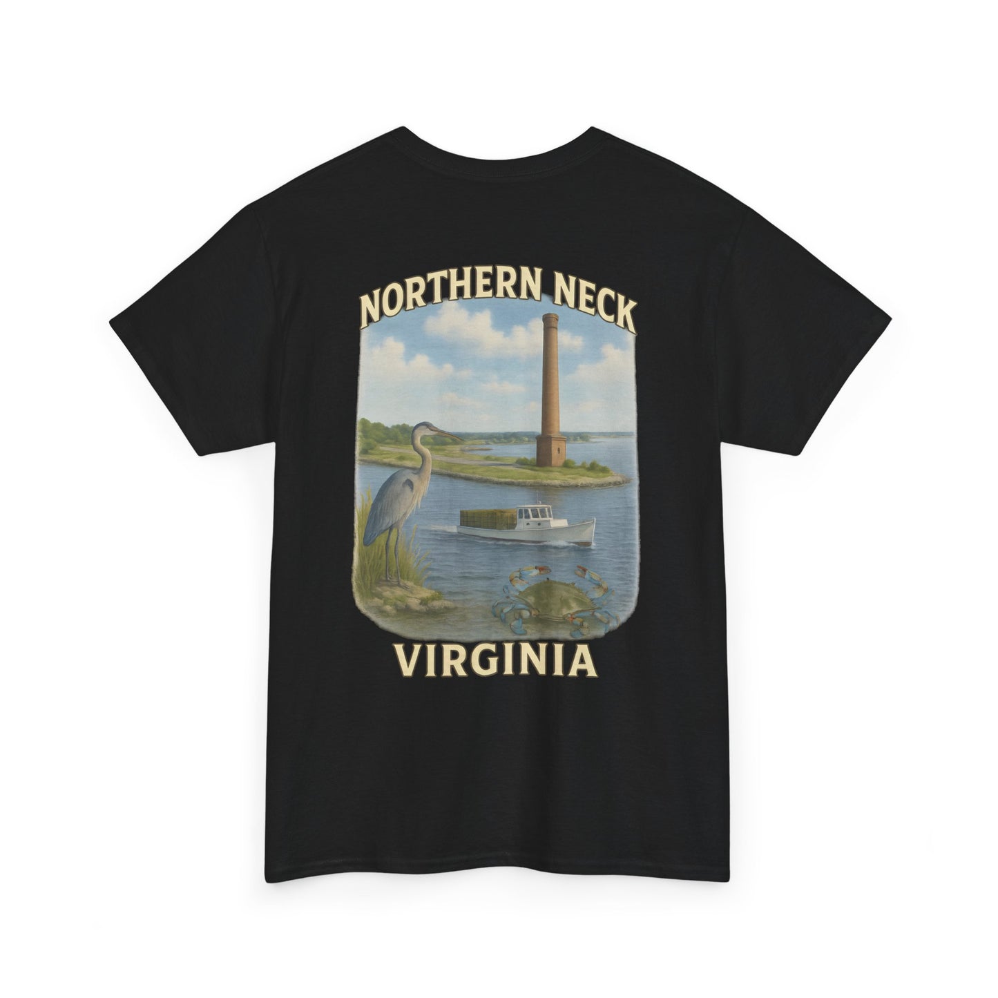 Northern Neck, Virginia (NNK) – “The Stack” – Reedville, Virginia Scenic T-Shirt