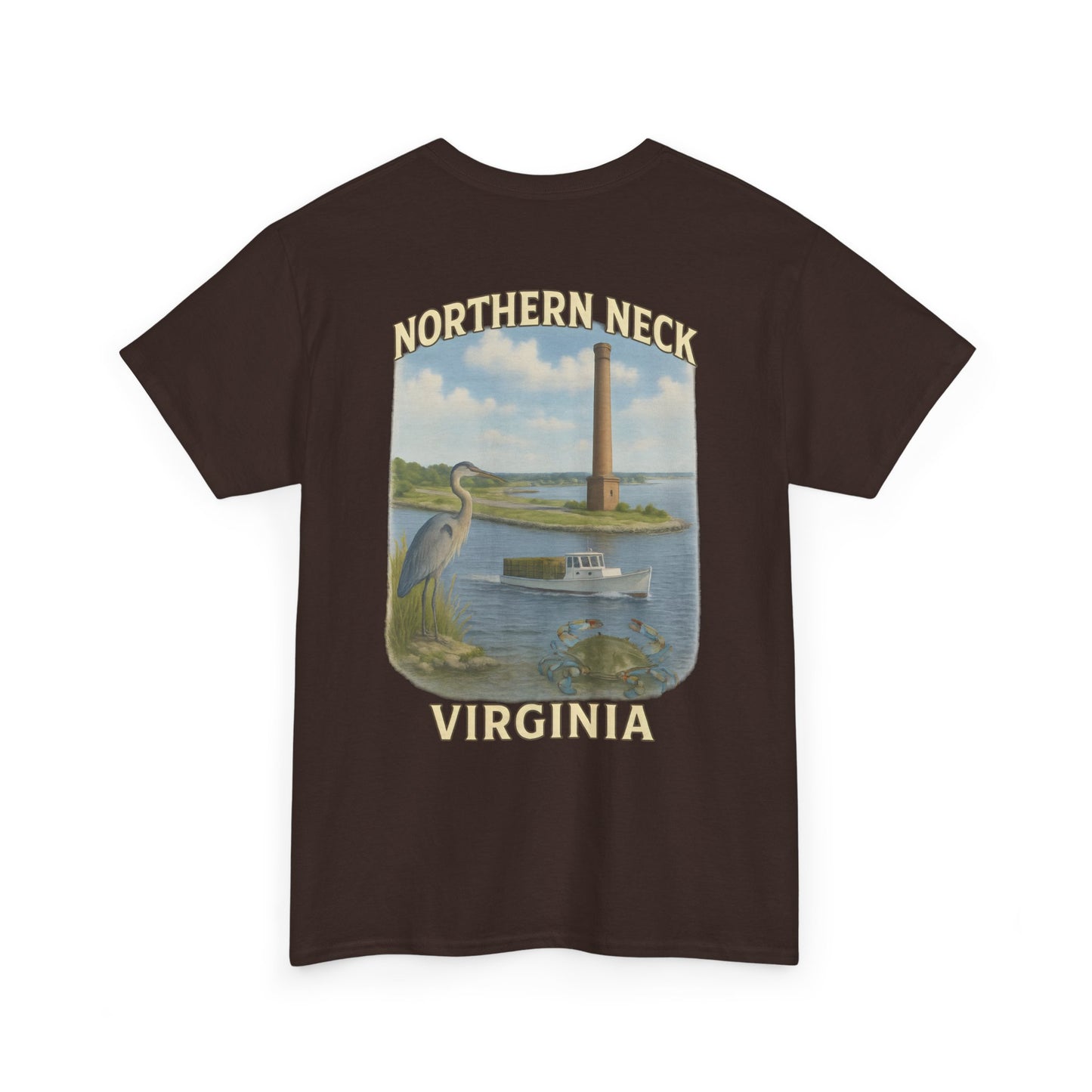Northern Neck, Virginia (NNK) – “The Stack” – Reedville, Virginia Scenic T-Shirt