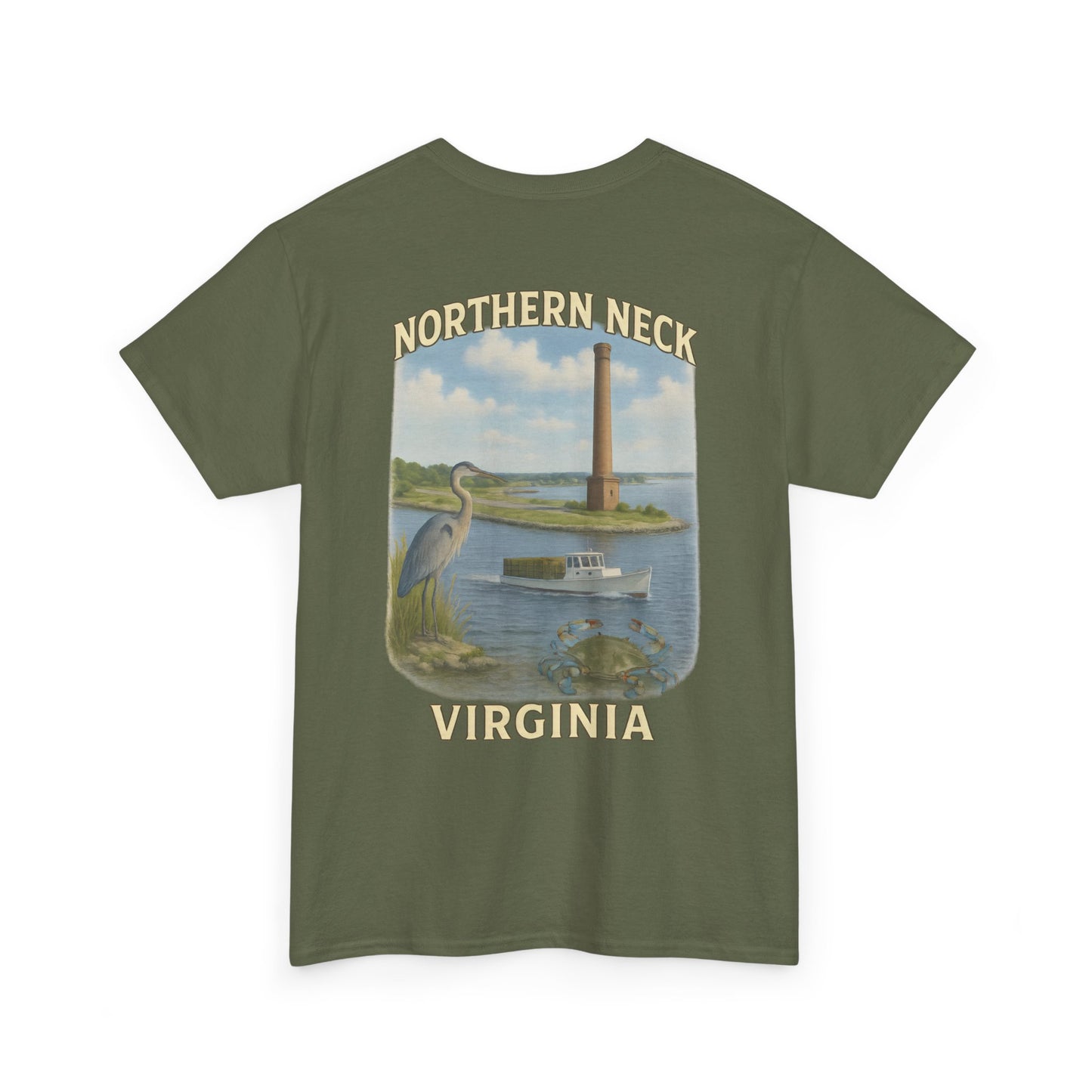 Northern Neck, Virginia (NNK) – “The Stack” – Reedville, Virginia Scenic T-Shirt