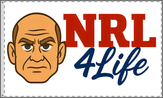 "NRL 4Life" 3'x5' Double Sided Flag