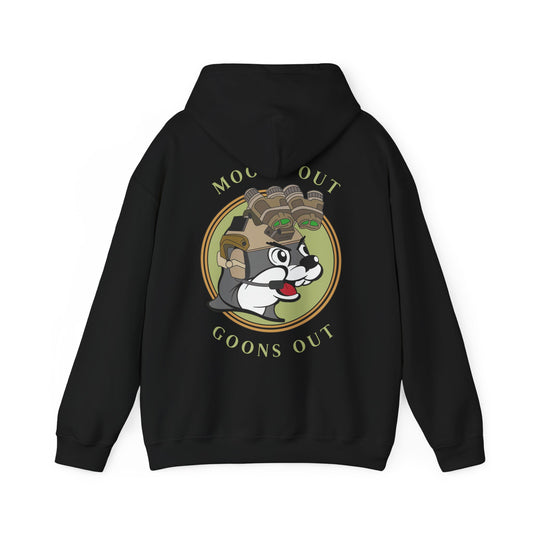 Angry Tactical Squirrel - Moons Out Goons Out Hoodie