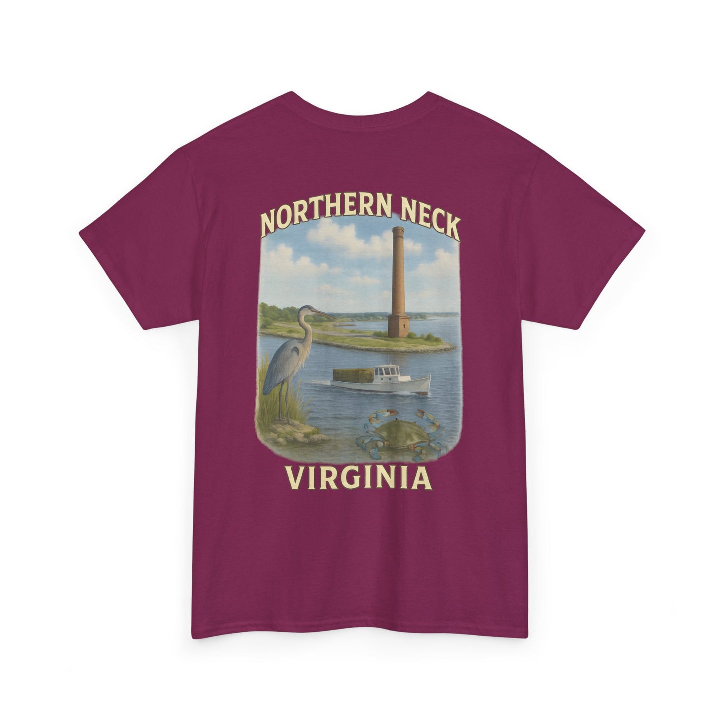 Northern Neck, Virginia (NNK) – “The Stack” – Reedville, Virginia Scenic T-Shirt