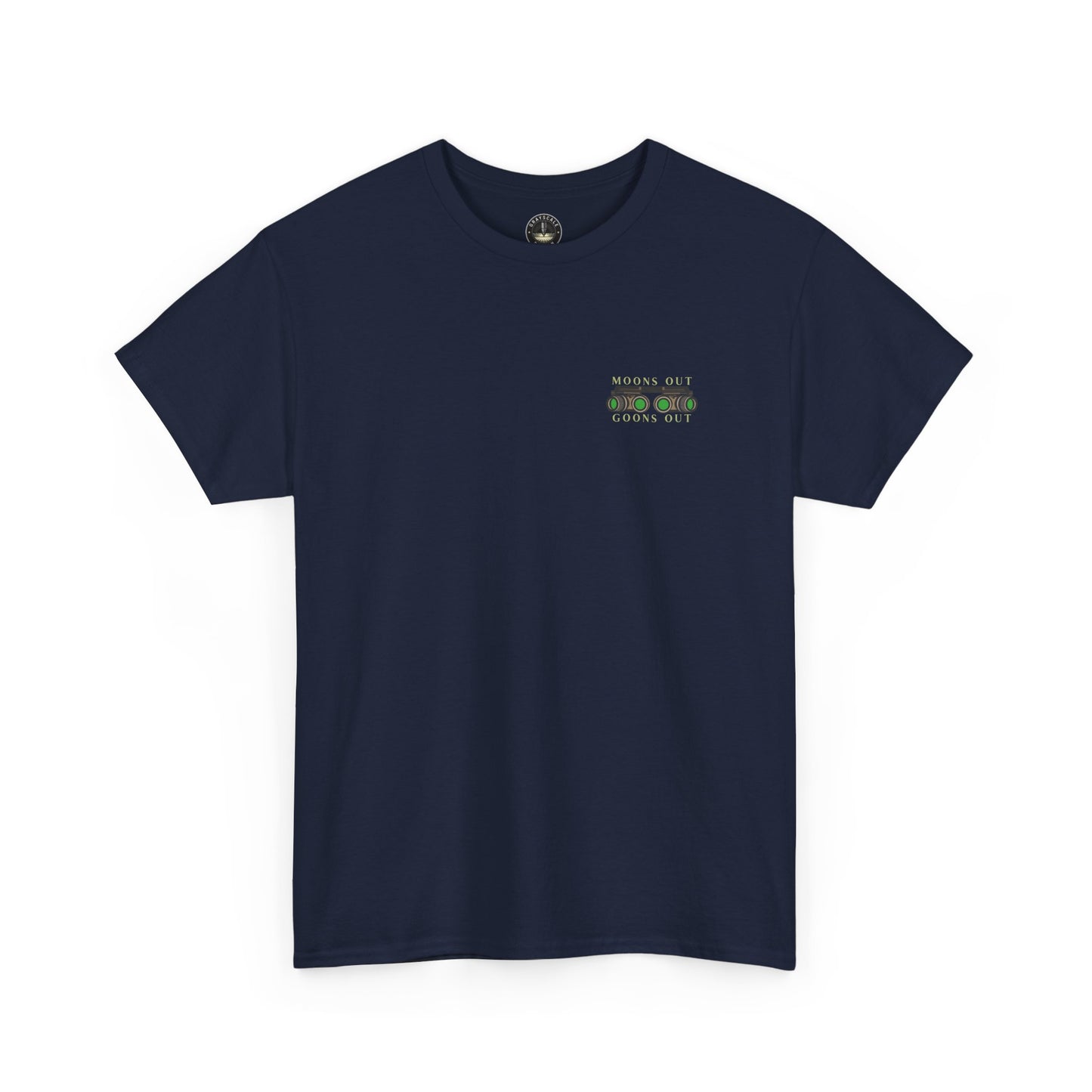 “Moons Out, Goons Out” Angry Tactical Squirrel T-Shirt – NVG-Rated Mayhem from the Night Shift's Worst Idea